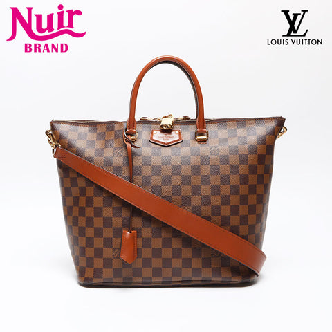 LOUIS VUITTON Damier Belmont 2014 Shoulder Bag Brown WS13955