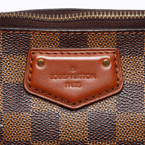 LOUIS VUITTON Damier Belmont 2014 Shoulder Bag Brown WS13955