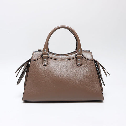BALENCIAGA Nano City Shoulder Bag Brown WS13956