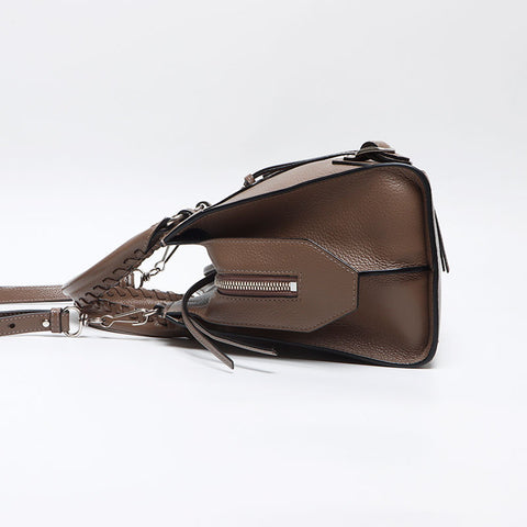 BALENCIAGA Nano City Shoulder Bag Brown WS13956