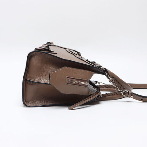 BALENCIAGA Nano City Shoulder Bag Brown WS13956