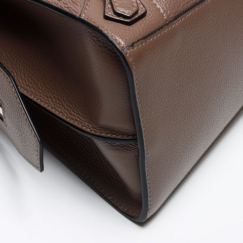 BALENCIAGA Nano City Shoulder Bag Brown WS13956