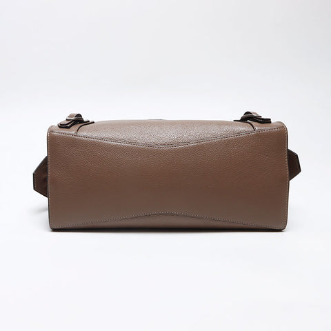 BALENCIAGA Nano City Shoulder Bag Brown WS13956