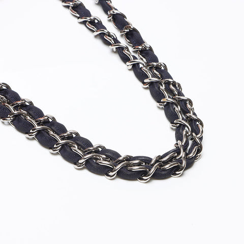 シャネル CHANEL クルーズライン デニム チェーン 13番台 2009-2010 ショルダーバッグ ブルー WS13959