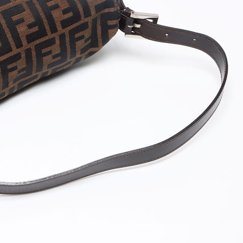 フェンディ FENDI マンマバケット ズッカ ショルダーバッグ ブラウン WS13967