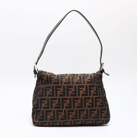 フェンディ FENDI マンマバケット ズッカ ショルダーバッグ ブラウン WS13967