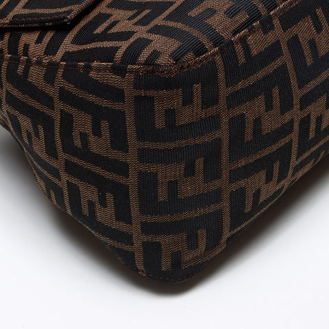 フェンディ FENDI マンマバケット ズッカ ショルダーバッグ ブラウン WS13967