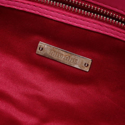 Miu Miu Materasse Crystal Shoulder Bag pink WS13970
