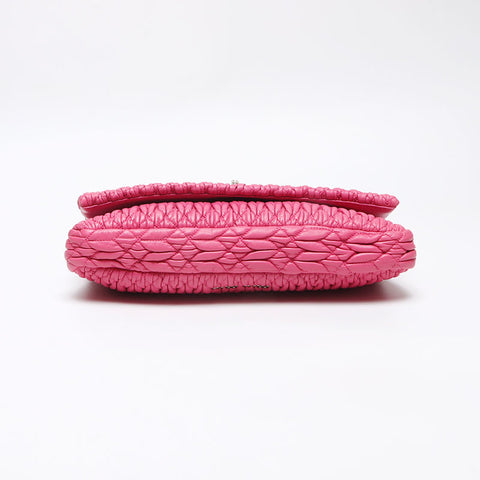 Miu Miu Materasse Crystal Shoulder Bag pink WS13970