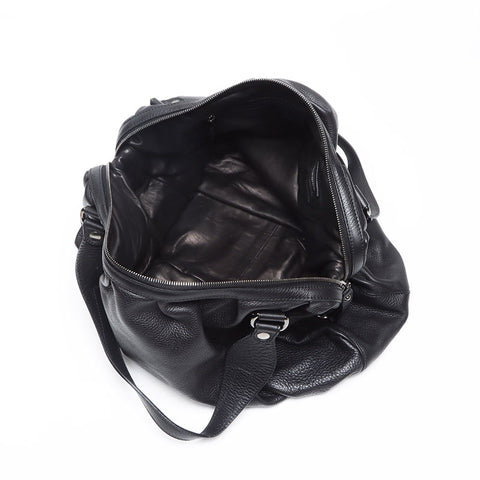 GUCCI Leather Horsebit Chain Shoulder Bag black WS13971
