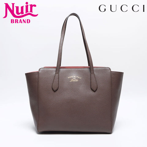 グッチ GUCCI レザー トートバッグ ベージュ WS13972
