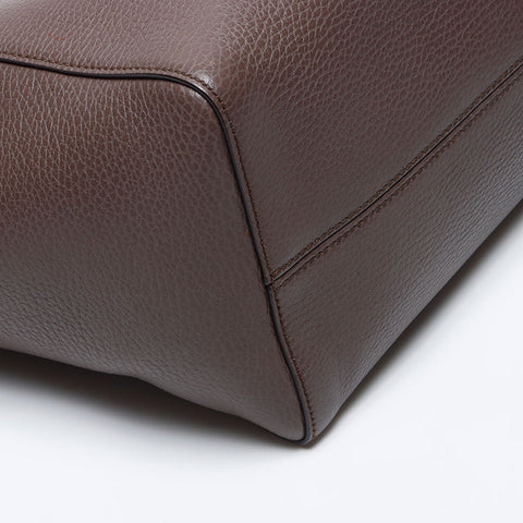 グッチ GUCCI レザー トートバッグ ベージュ WS13972