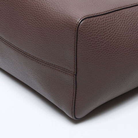 グッチ GUCCI レザー トートバッグ ベージュ WS13972