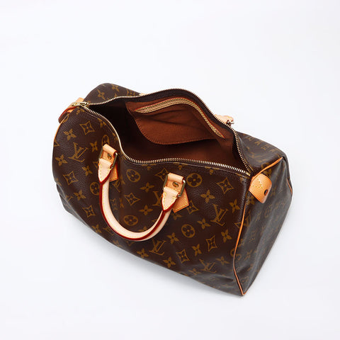 LOUIS VUITTON Monogram Speedy 30 2004 Boston bag Brown WS13974