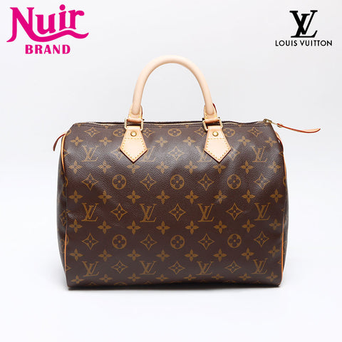LOUIS VUITTON Monogram Speedy 30 2004 Boston bag Brown WS13974
