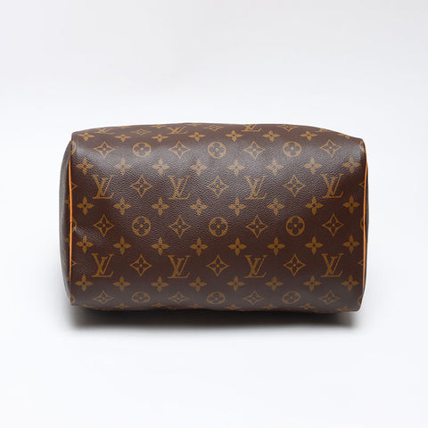 LOUIS VUITTON Monogram Speedy 30 2004 Boston bag Brown WS13974