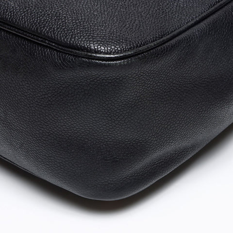 CHANEL Cambiaskin COCO Mark Turnlock 1999-2000 Backpack Â· Daypack black WS13975
