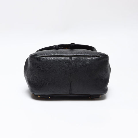 CHANEL Cambiaskin COCO Mark Turnlock 1999-2000 Backpack Â· Daypack black WS13975