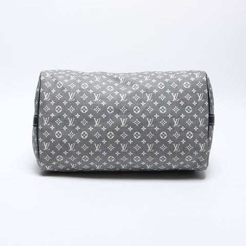 Louis Vuitton Louis Vuitton 2009 Canvas Monogram Speedy Bandoliere Boston Bag Navy WS13978