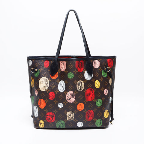 Louis Vuitton Louis Vuitton Fornasetti Einkaufstasche NIEMALSFORL MM M45923 MONOCHER