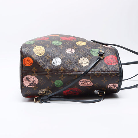 Louis Vuitton Louis Vuitton Fornasetti Einkaufstasche NIEMALSFORL MM M45923 MONOCHER