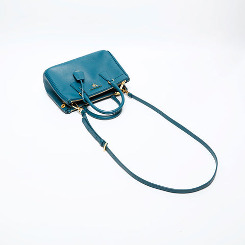 PRADA Galleria Saffiano Leather Shoulder Bag green WS13988