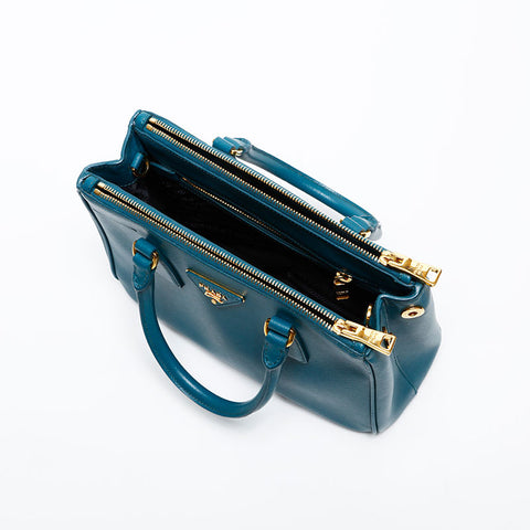PRADA Galleria Saffiano Leather Shoulder Bag green WS13988
