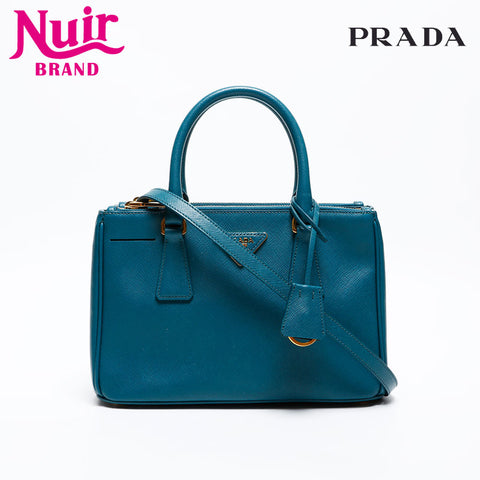 PRADA Galleria Saffiano Leather Shoulder Bag green WS13988