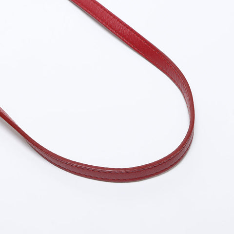 Chloe Drew Leather Chain 2way Shoulder Bag Red WS13992