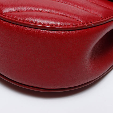 Chloe Drew Leather Chain 2way Shoulder Bag Red WS13992