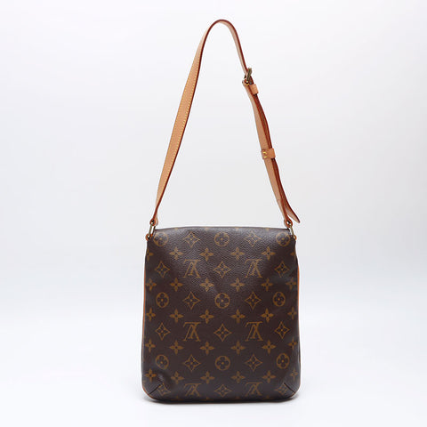 LOUIS VUITTON 2001 Monogram Musette Salsa Shoulder Bag Brown WS13994
