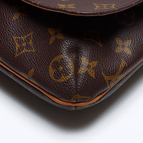 LOUIS VUITTON 2001 Monogram Musette Salsa Shoulder Bag Brown WS13994