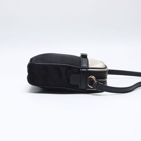 Salvatore Ferragamo Vara Nylon Shoulder Bag black WS13995