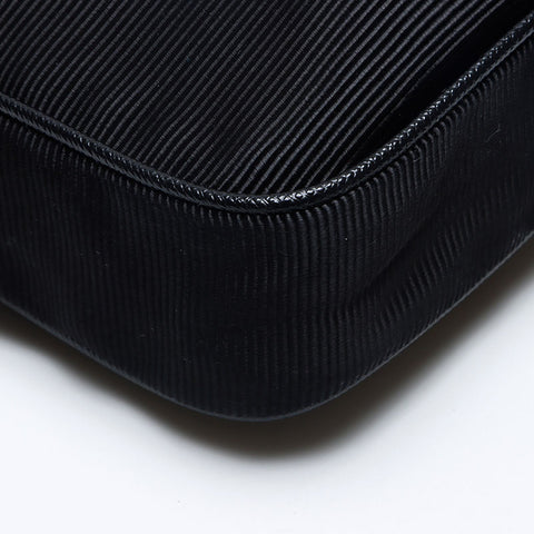 Salvatore Ferragamo Vara Nylon Shoulder Bag black WS13995