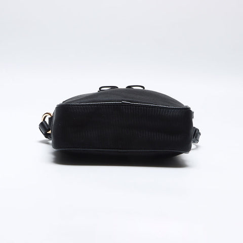 Salvatore Ferragamo Vara Nylon Shoulder Bag black WS13995