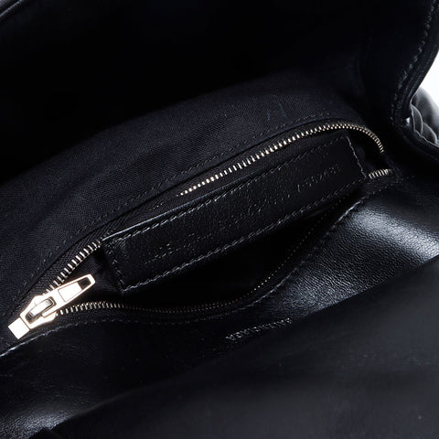 BALENCIAGA TOUCH PUFFY Umhängetasche aus gestepptem Leder schwarz WS13997