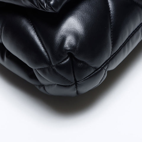 バレンシアガ BALENCIAGA キルティング レザー TOUCH PUFFY ショルダーバッグ ブラック WS13997