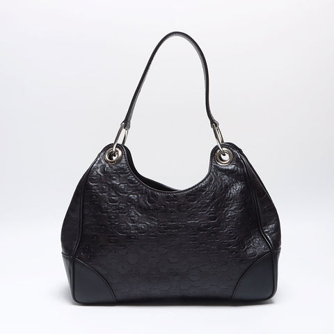 Gucci Horsebit皮革肩带黑色WS13998