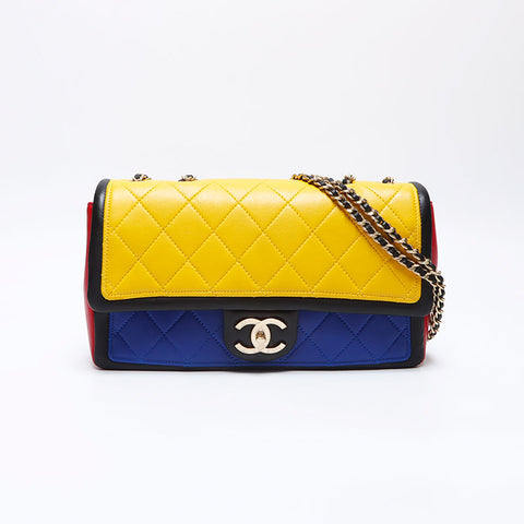 シャネル CHANEL マルチカラー ラムレザー 17番台 2013年 ショルダーバッグ マルチカラー WS14000