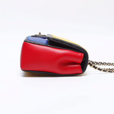 シャネル CHANEL マルチカラー ラムレザー 17番台 2013年 ショルダーバッグ マルチカラー WS14000