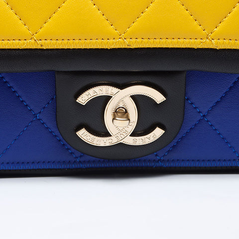 シャネル CHANEL マルチカラー ラムレザー 17番台 2013年 ショルダーバッグ マルチカラー WS14000