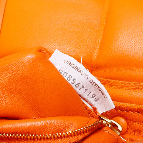 BOTTEGAVENETA padet cassette Shoulder Bag Orange WS14004