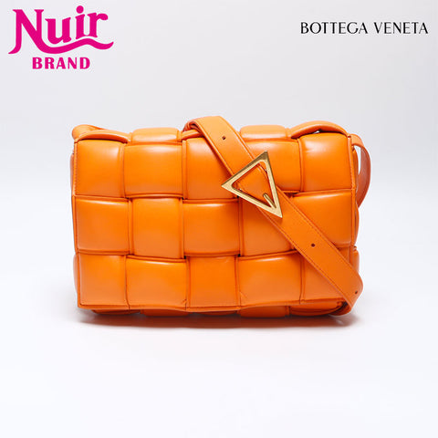 ボッテガヴェネタ BOTTEGAVENETA パデット カセット ショルダーバッグ オレンジ WS14004