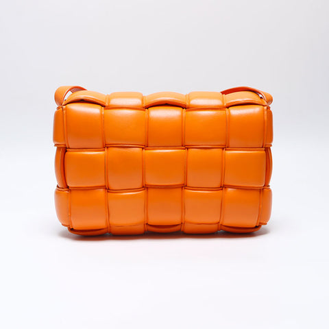 BOTTEGAVENETA padet cassette Shoulder Bag Orange WS14004