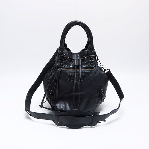 バレンシアガ BALENCIAGA ボンボン ショルダーバッグ ブラック WS14005