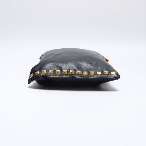 Miu Miu Studded leather Clutch bag black WS14006
