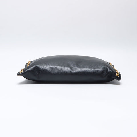 Miu Miu Studded leather Clutch bag black WS14006
