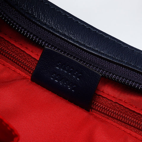 Gucci Canvas Shoulder Bag Navy WS14007