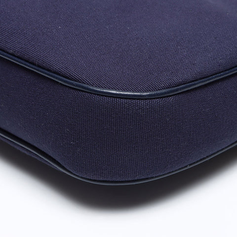 Gucci Canvas Shoulder Bag Navy WS14007