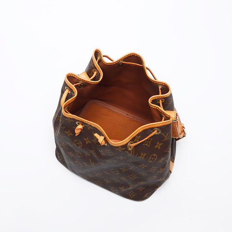 LOUIS VUITTON Petit Noe One Belt Shoulder Bag Brown WS14017